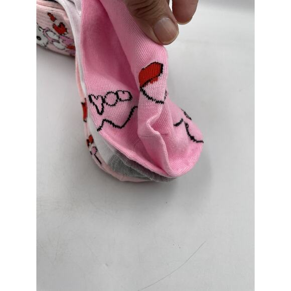 Hello Kitty 2025 Valentine’s Socks Womens 3 Pair Size 4-10 NEW With Tags - Picture 5 of 5